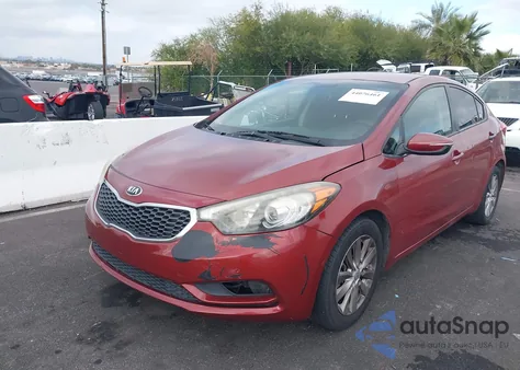 2014 Kia Forte Ex from USA, damaged, VIN KNAFX4A81E5115439